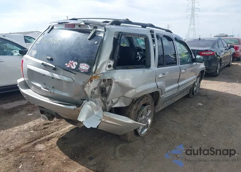 2004 Jeep Grand Cherokee Overland from USA, damaged, VIN 1J8GW68J04C281484
